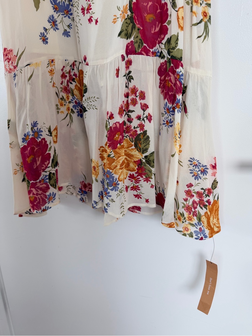 NWT Reformation Floral Tie-Strap Midi Dress - Picture 8 of 16